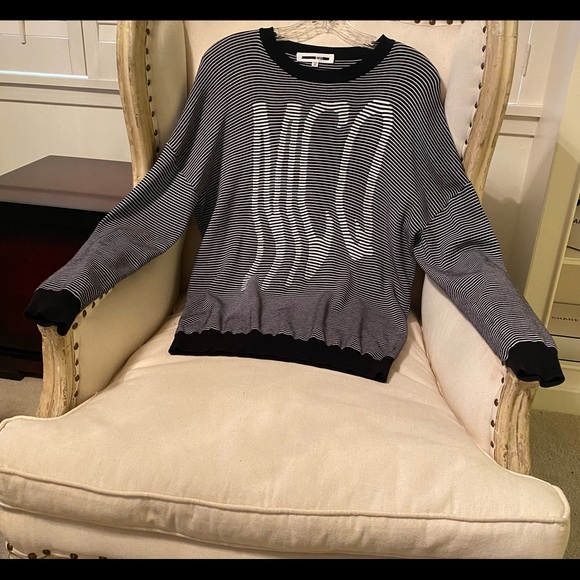 S/M Alexander McQueen MCQ striped logo sweater - Picture 11 of 12